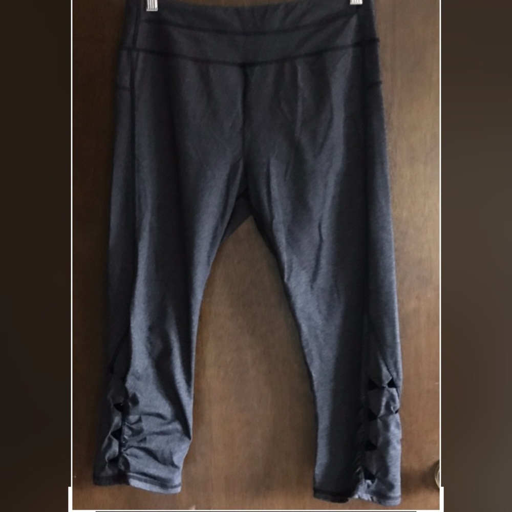 Dark Grey Kyodan 7/8 Length Leggings